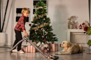 How do you clean your house after Christmas